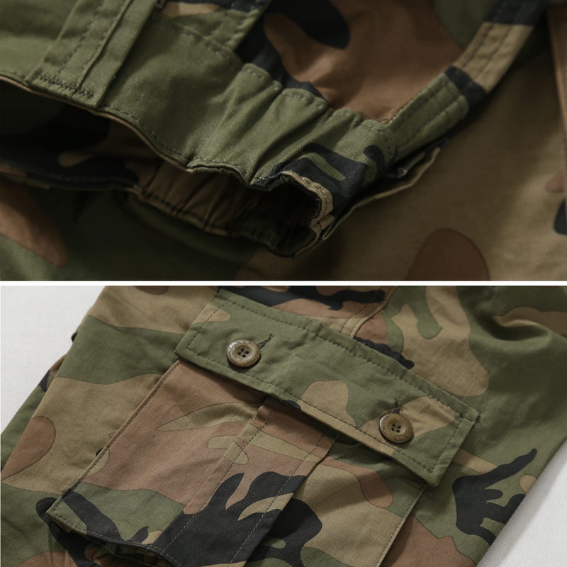 AKARMY Womens Cargo Pants with Pockets Outdoor Casual Ripstop Camo Military Combat Construction Work Pants 2039 C29 Camo - Image 5